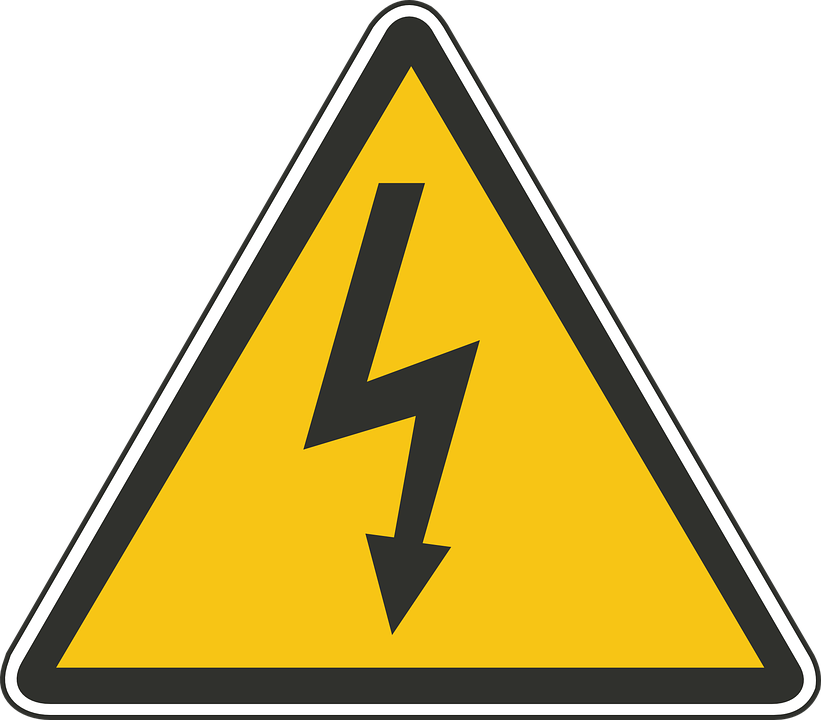 Room Electricity Symbol High Vector Voltage Clipart