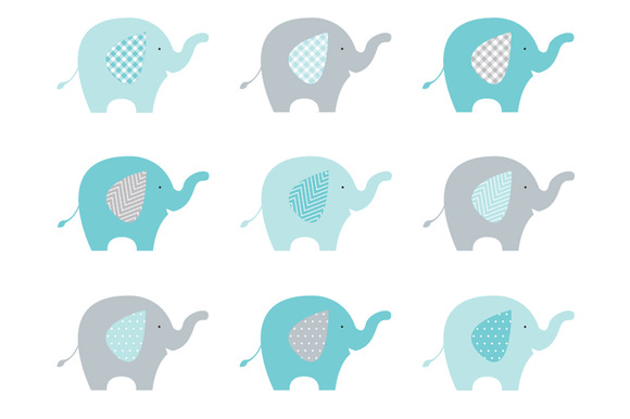 Baby Elephant Elephant Baby Shower Png Image Clipart