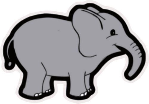 Baby Elephant Vector Public Domain Vectors Clipart