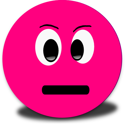 Confused Emoticon Confused Smiley Pink Emoticon I2Clipart Clipart