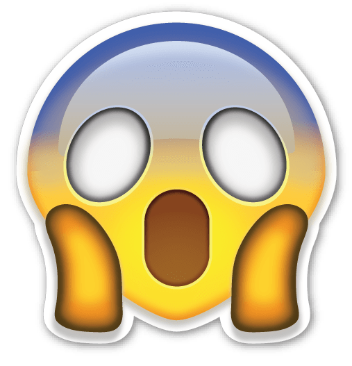Icon Expression Shocked Emoji PNG Image High Quality Clipart