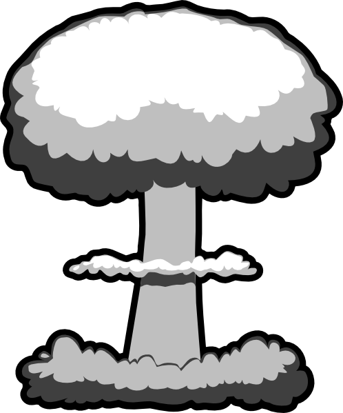 Nuclear Explosion At Clker Vector Download Png Clipart