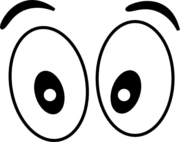 Eyeball Simple Eye Black And White Clipart