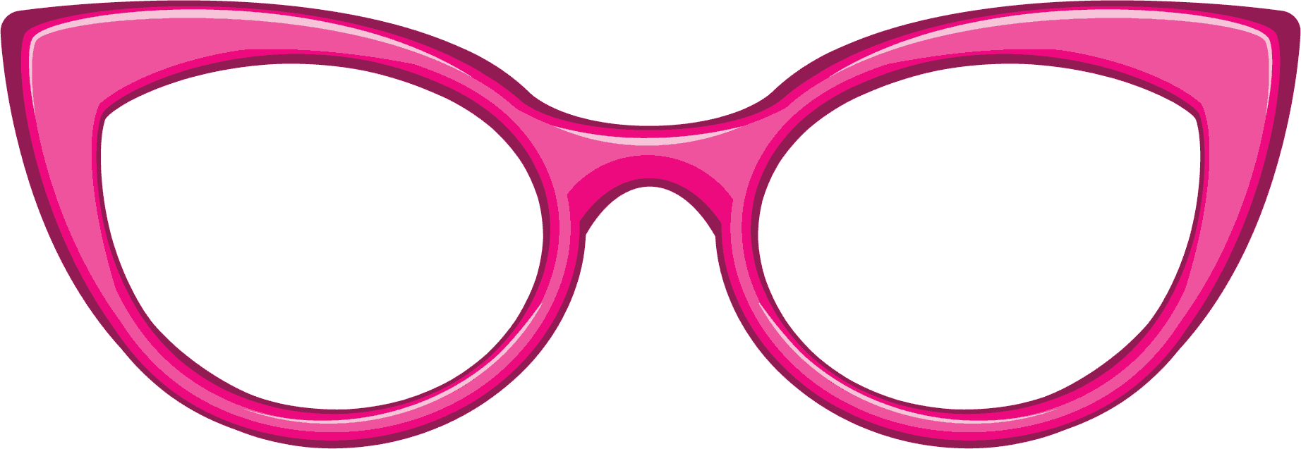 Glasses Eye Booth Cat PNG Image High Quality Clipart