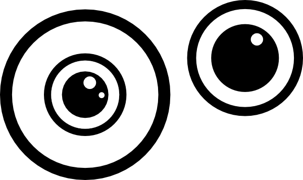 Eyeball Eye Black And White Images Clipart