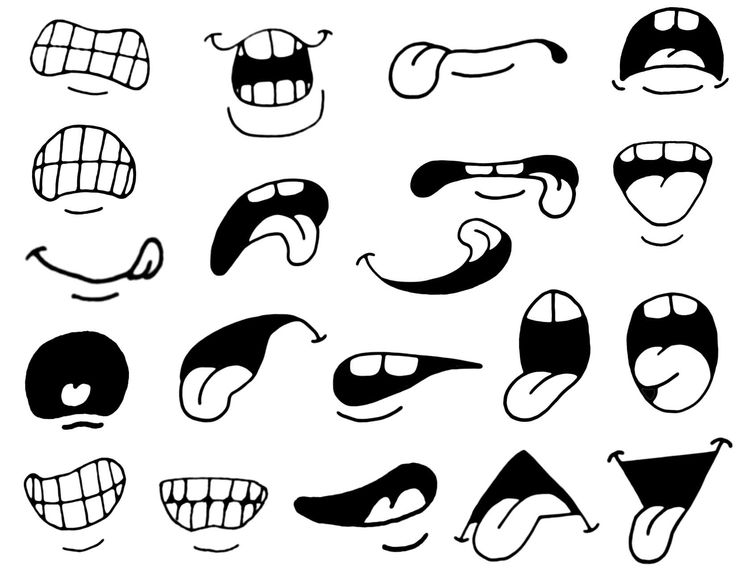 Cartoon Eyes And Mouth Clipart Clipart