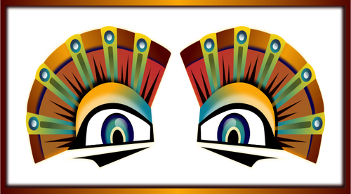 Colorful Eyes Clipart