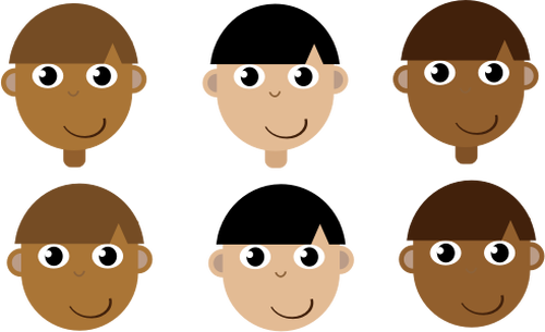 Smiling Boys Clipart