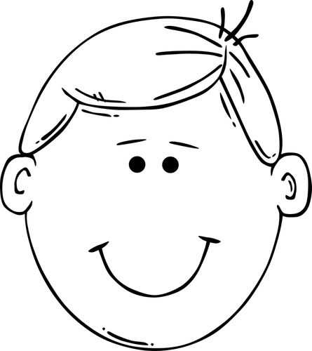 Face Of The Boy Clipart