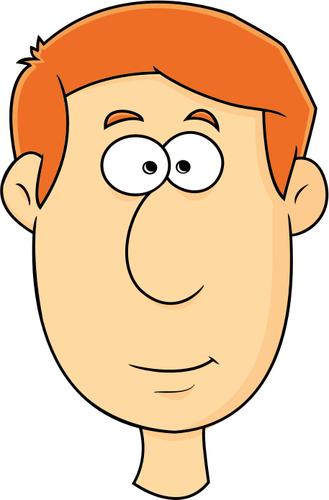 Of Small Mouth Man'S Face Clipart