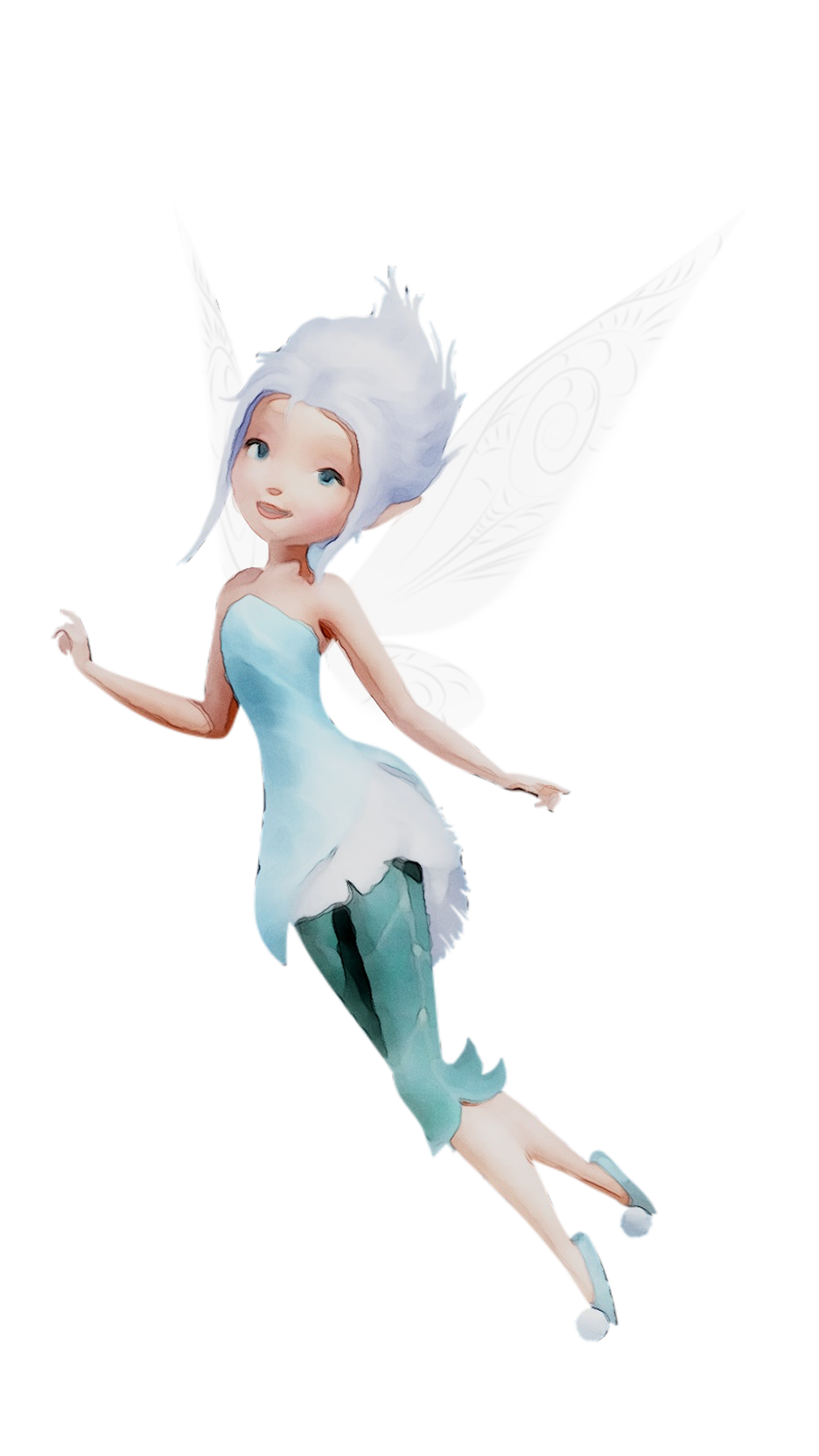 Fairy Figurine Turquoise Free Transparent Image HD Clipart