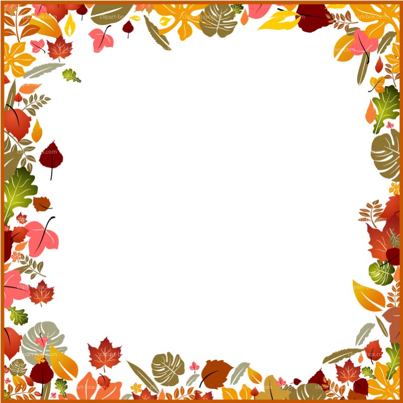 Free Fall Borders Transparent Image Clipart