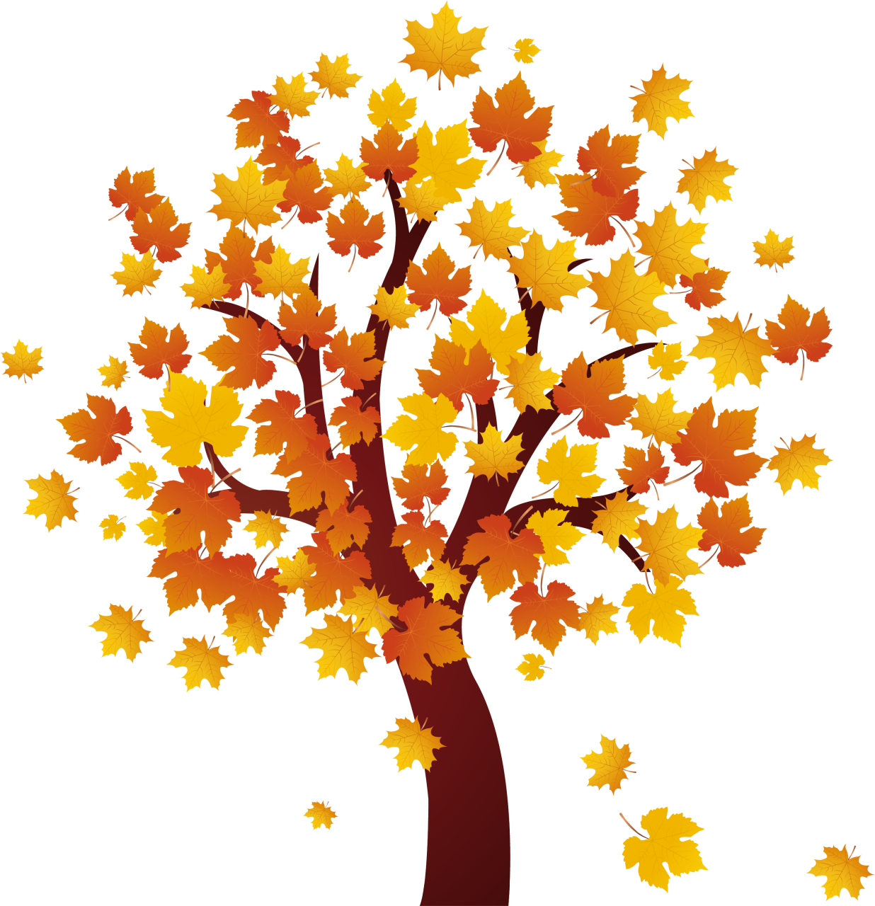Free Fall Tree Png Images Clipart