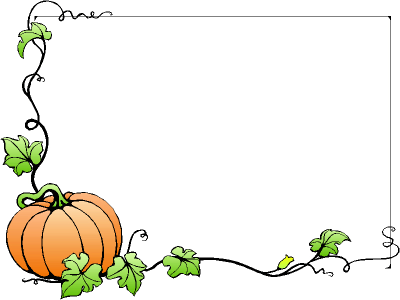 Free Fall Autumn Borders Png Image Clipart