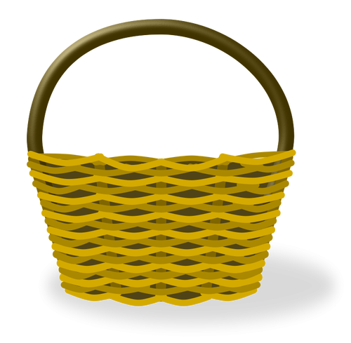 Empty Shopping Basket Clipart
