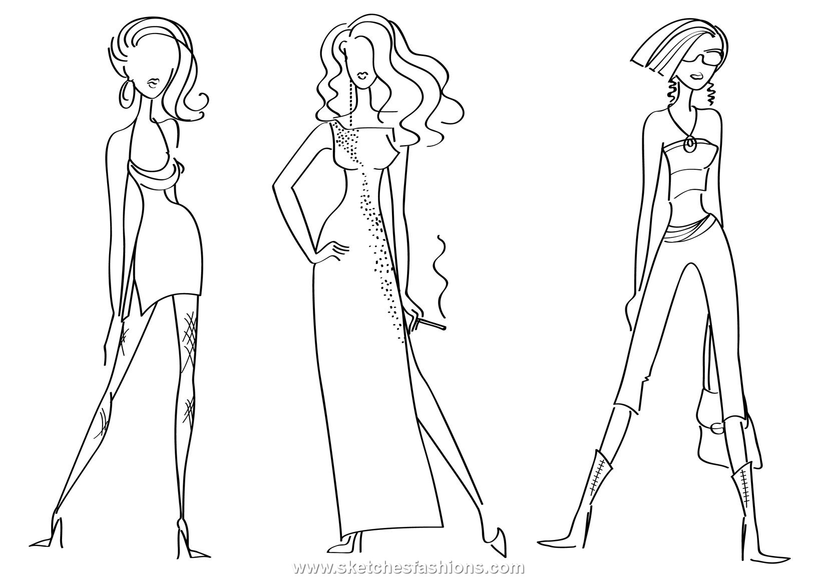 Black And White Fashion Png Image Clipart