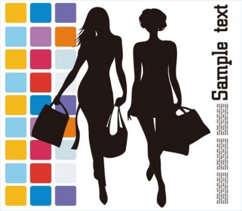 Fashion Shopping Vector Illustration In Encapsulated Clipart