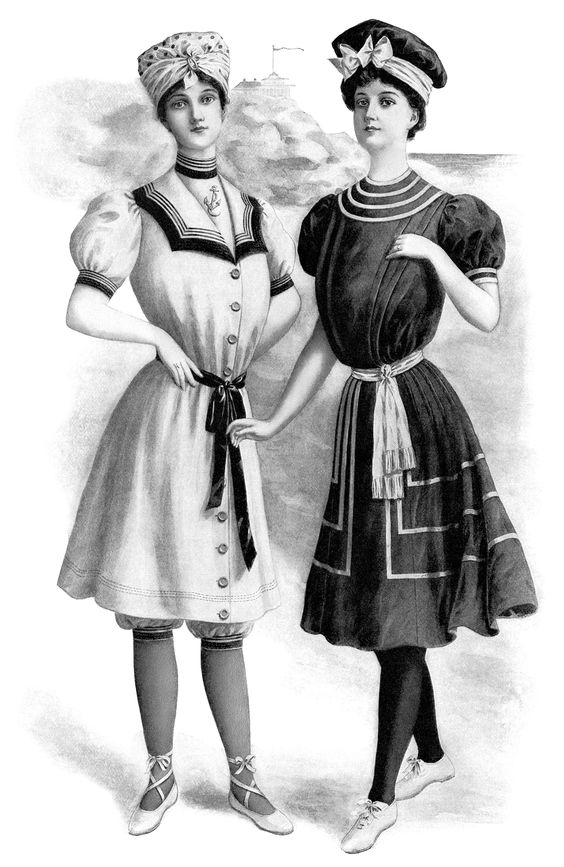 Victorian Fashion Illustration Vintage Ladies Png Image Clipart