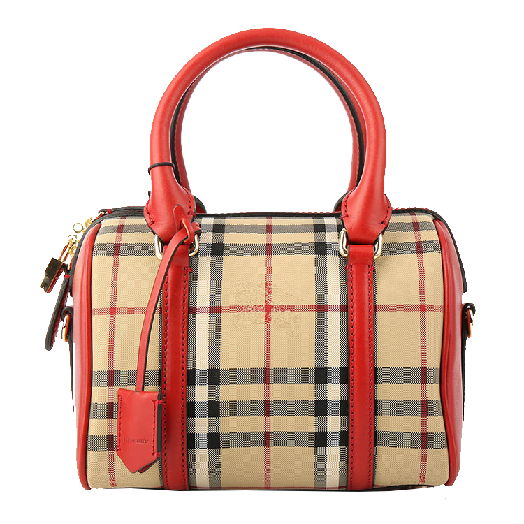 Burberry Fashion Leather Bag Handbag Pillow Red Clipart