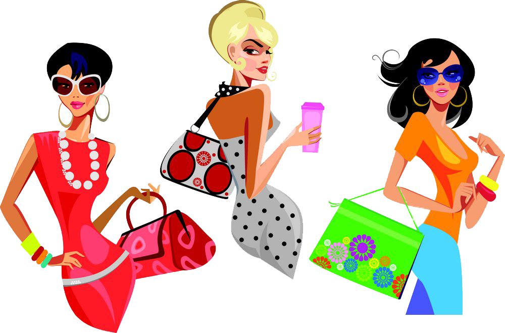 Handbag Woman Fashion Shopping Illustration Download HQ PNG Clipart