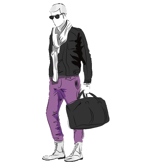 Fashion Show Of Bag Model Male The Clipart