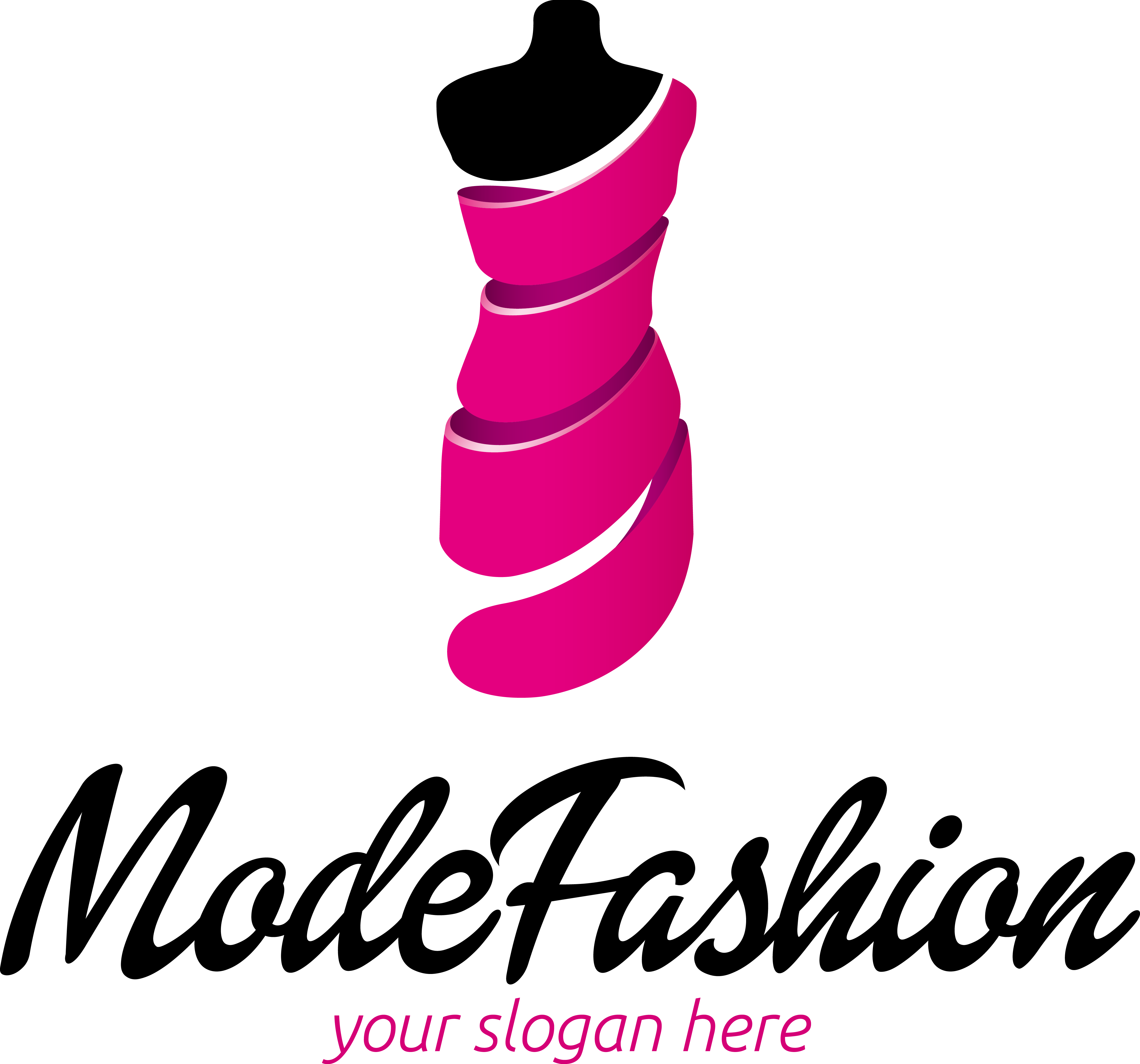 Fashion Material Women'S Vector Design Logo Exquisite Clipart