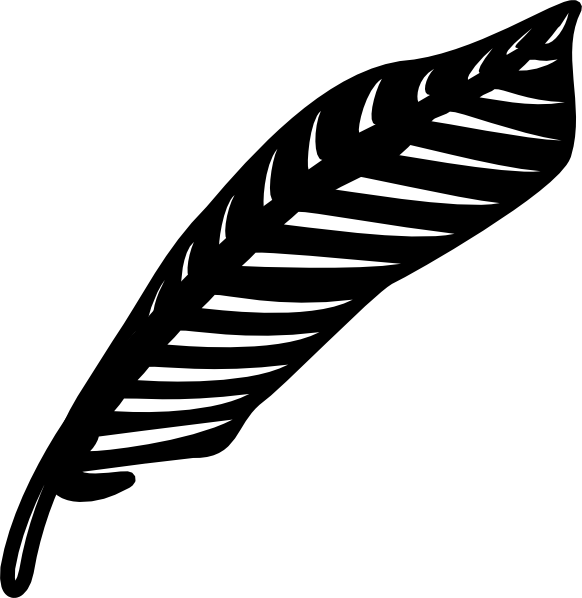 Turkey Feather Black And White Png Images Clipart