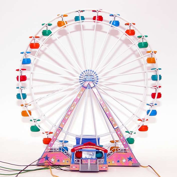 Carnival Ferris Wheel Hobbies Model Rail Plastic Clipart