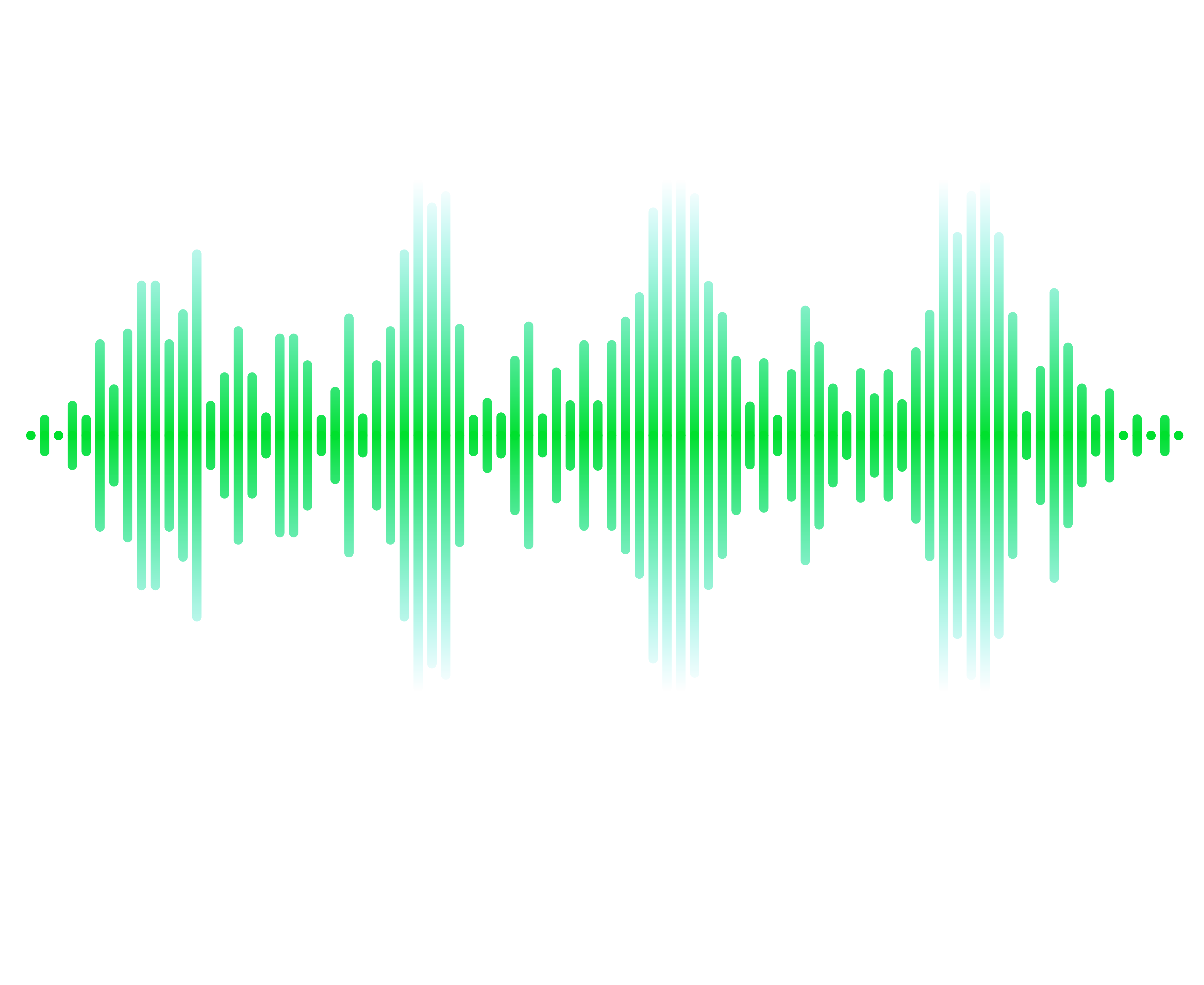 Sound Picture Curve Wave Green Pixel Clipart