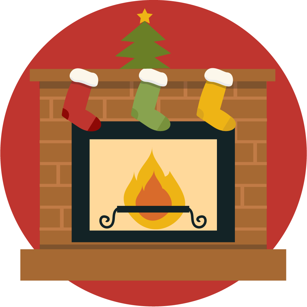 Free Cute Christmas Fireplace Png Images Clipart