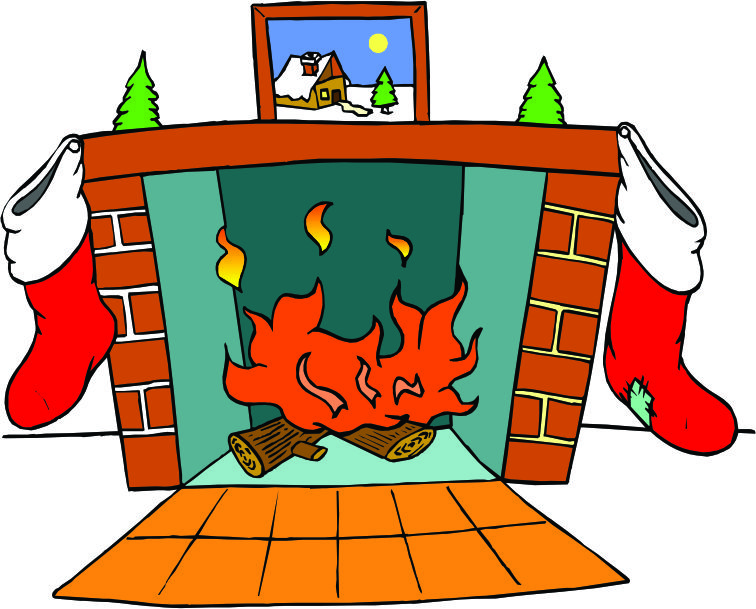 Christmas Fireplace Image Png Clipart