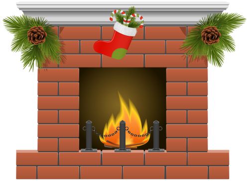 Christmas Fireplace The Clipart Clipart