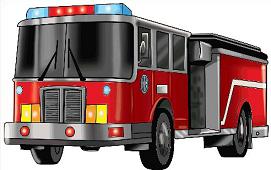 Fire Truck Truck Black And White Images Clipart