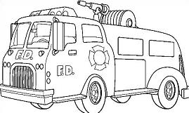 Free Fire Truck Transparent Image Clipart