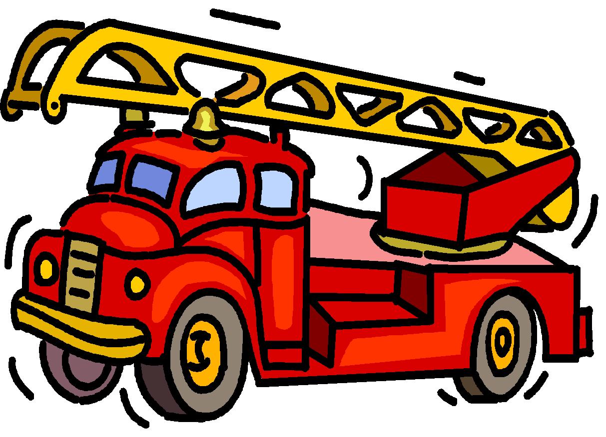Fire Truck Black And White Hd Photo Clipart