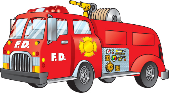 Red Fire Truck Image Png Clipart