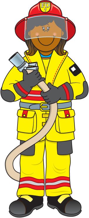 Fireman Firefighter On Firefighters And Firemen Clipart