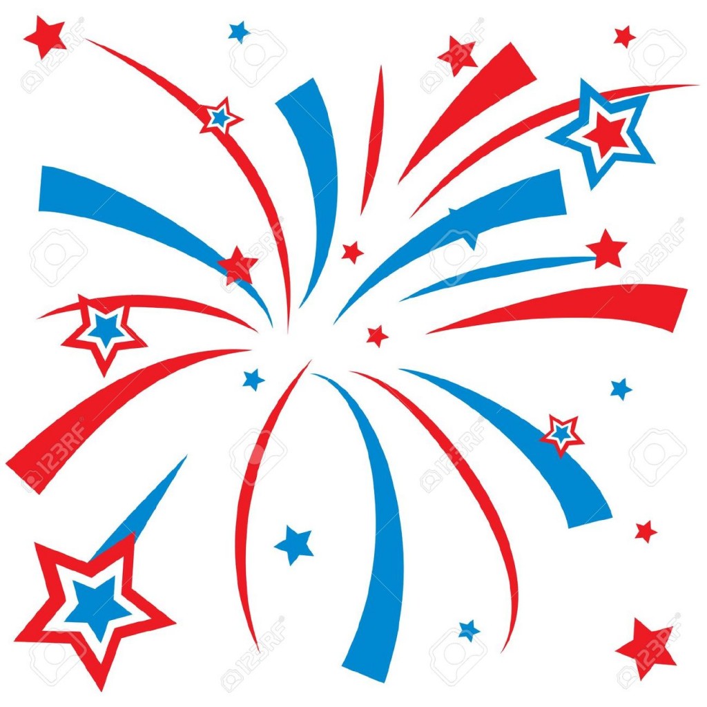 Celebration Firework Explosion Pencil And In Color Clipart