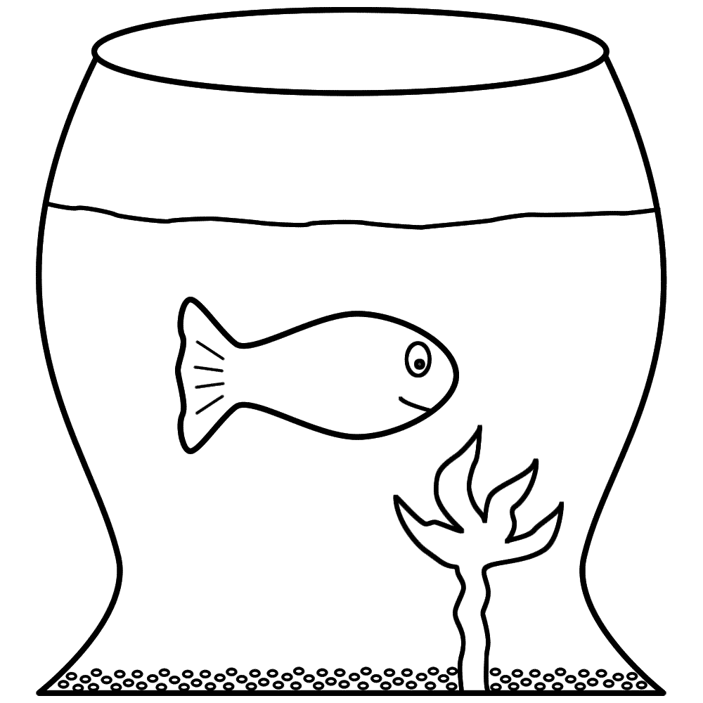 Goldfish In A Fish Bowl Images Clipart