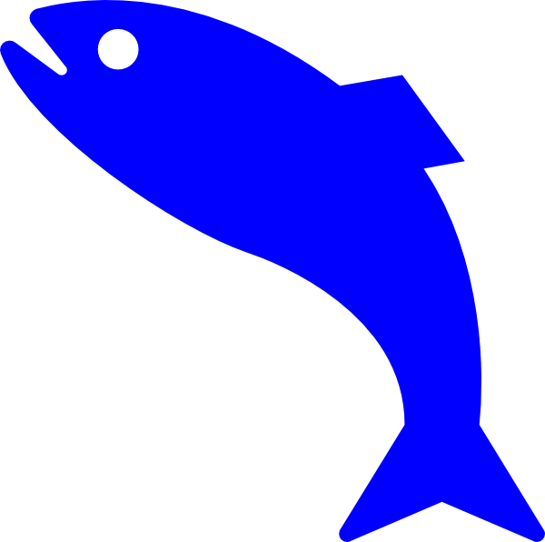 Simple Blue Fish Png Image Clipart