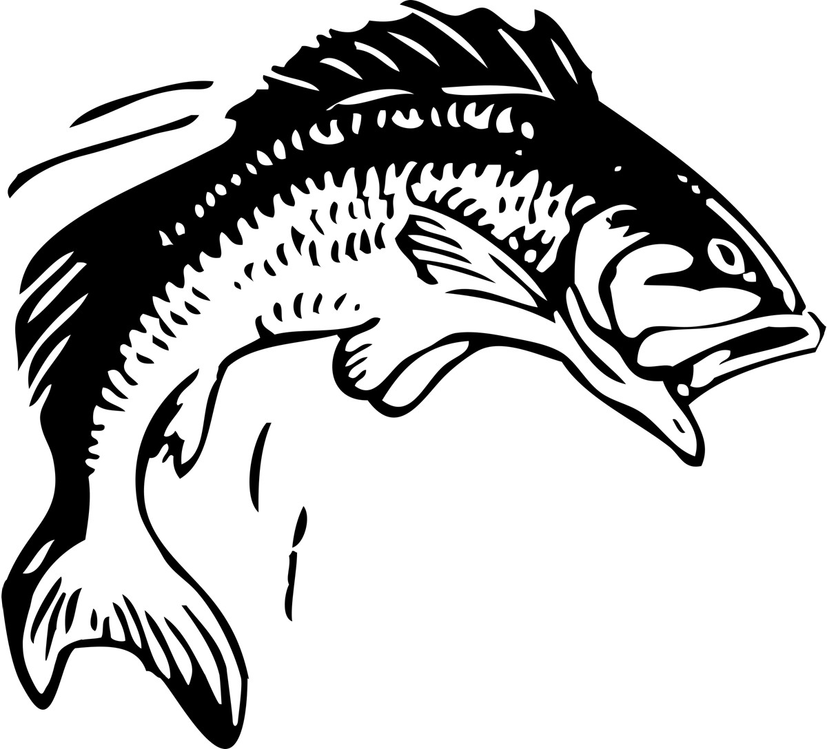 Fisherman Fishing Of The Worker Illpop Clipart