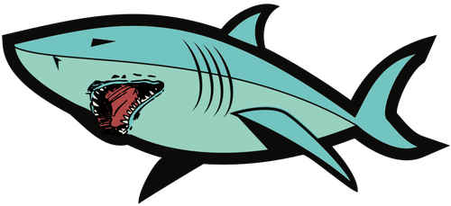 Scary Teeth Shark Clipart