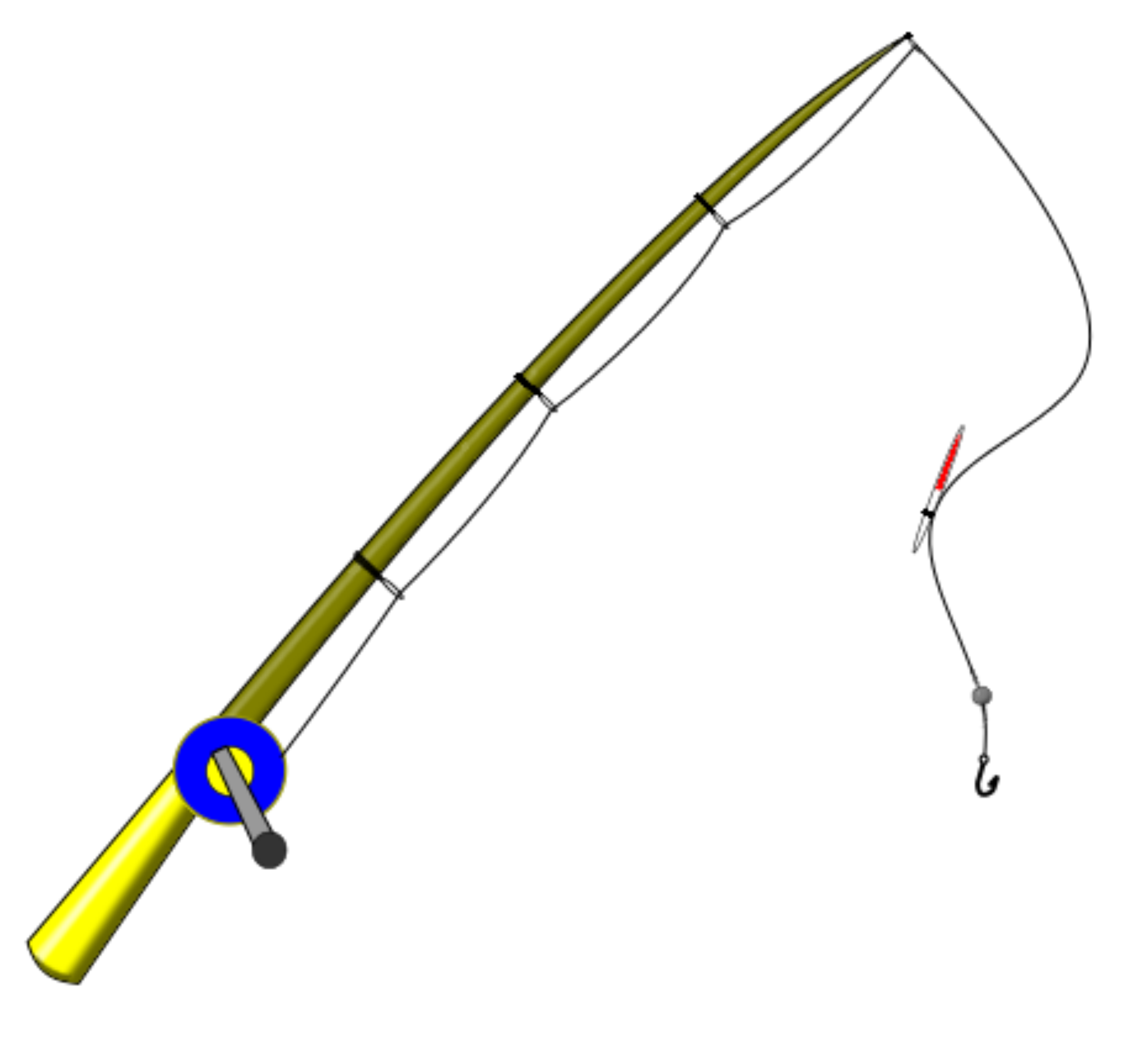 Fishing Pole Fishing Rod Image Transparent Image Clipart