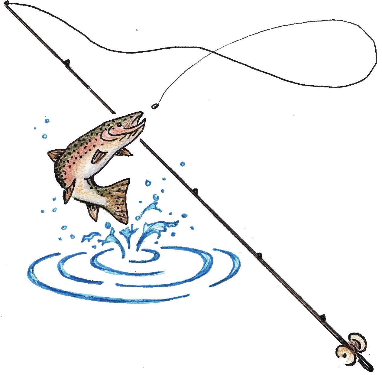 Fishing Pole Images About Fishing Lures And Clipart