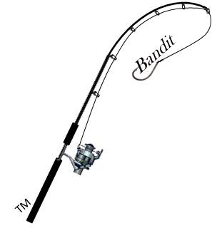 Fishing Pole Black And White Images Clipart