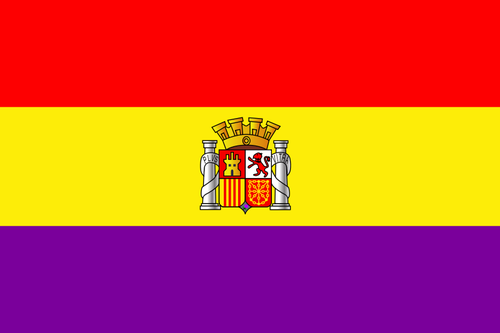 Of Flag Of The Second Spanish Republic Clipart