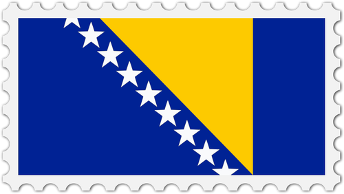 Bosnian And Herzegovinian Flag Clipart