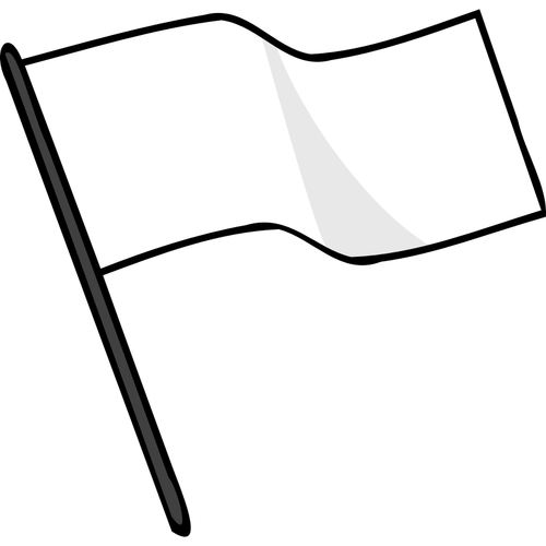 Waving White Flag Clipart