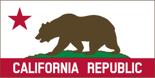 Californian Republic Flag Clipart