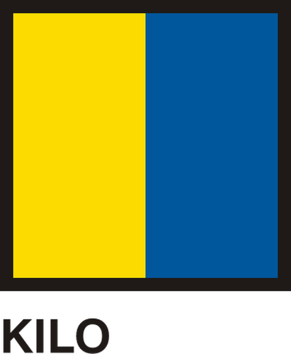 Naval Flag Alphabet Clipart